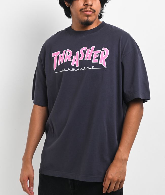 Thrasher Vintage Parra Mag Grey Wash T-Shirt - Thrasher