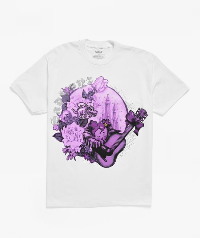 $AD BOYZ by Junior H Castle Stones White T-Shirt - SAD BOYZ