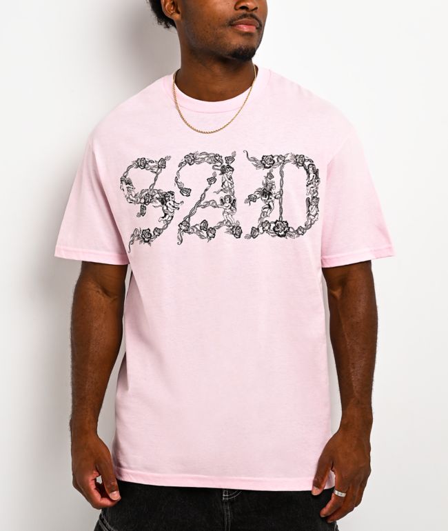 $AD BOYZ by Junior H Rose Shadow Pink T-Shirt - SAD BOYZ