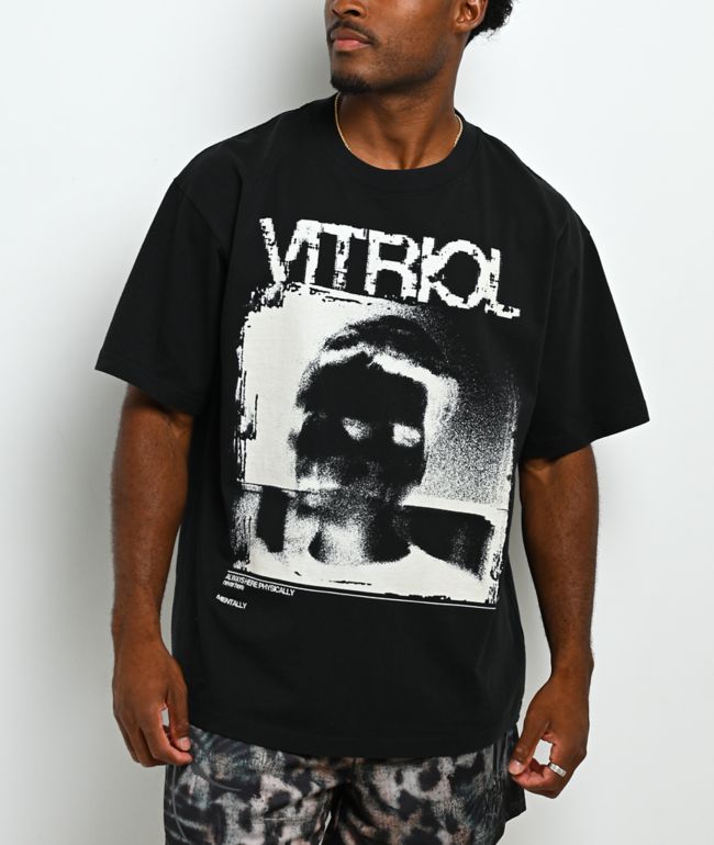 Vitriol Eyes Without A Face Black T-Shirt - Vitriol