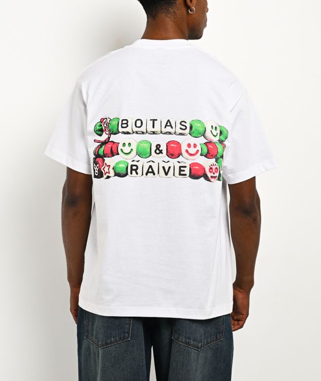 Deorro Botas & Rave Kandi White T-Shirt - DEORRO