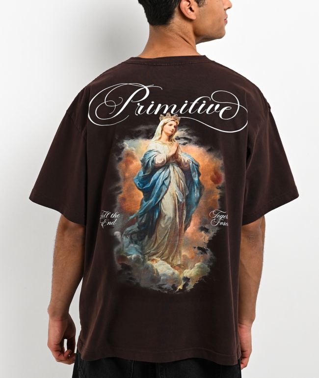 Primitive Veil Brown Heavyweight T-Shirt - Primitive