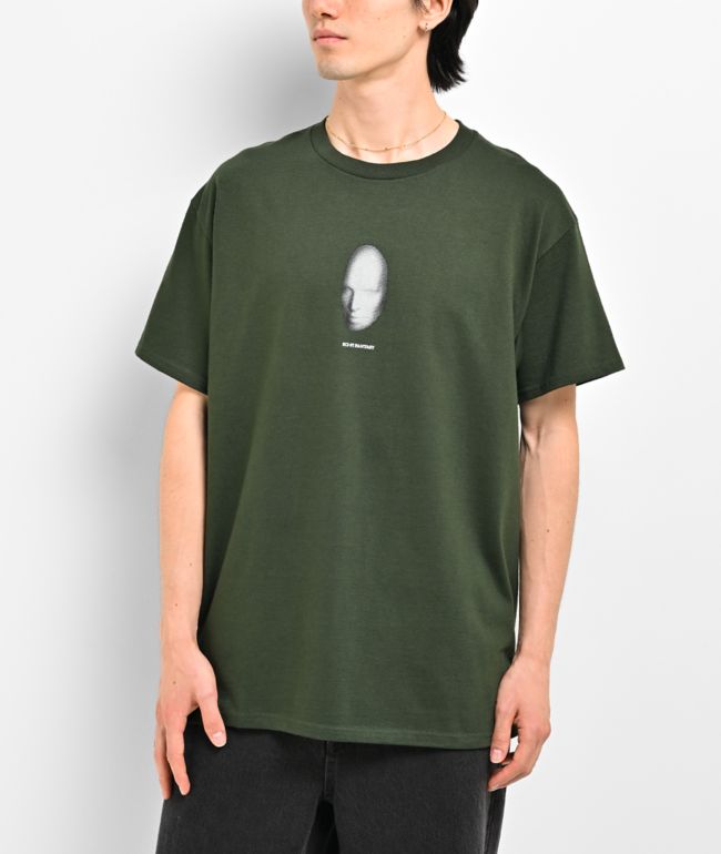 Sci-Fi Fantasy Mask Dark Green T-Shirt - Sci-fi Fantasy