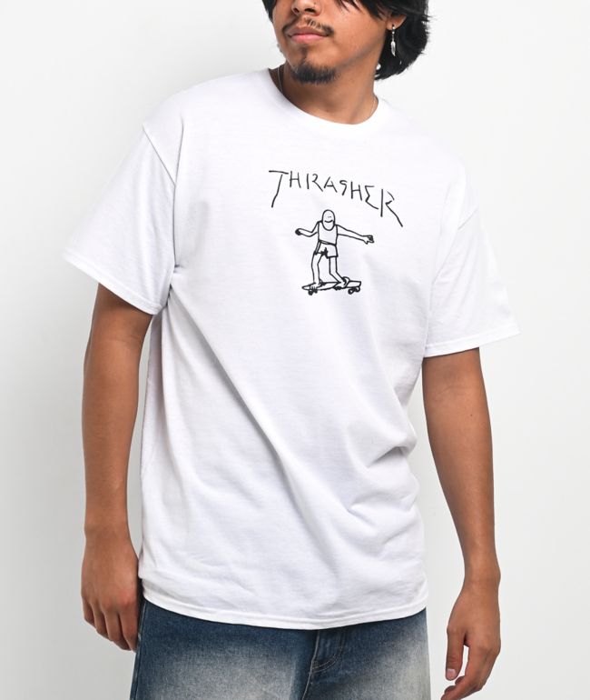 Thrasher Gonz White T-Shirt - Thrasher