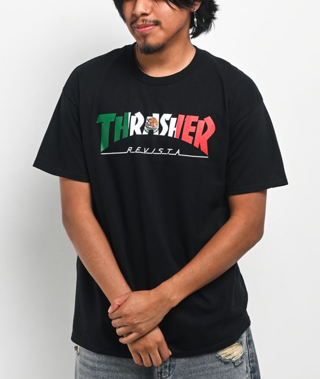 Thrasher Revista Black T-Shirt - Thrasher