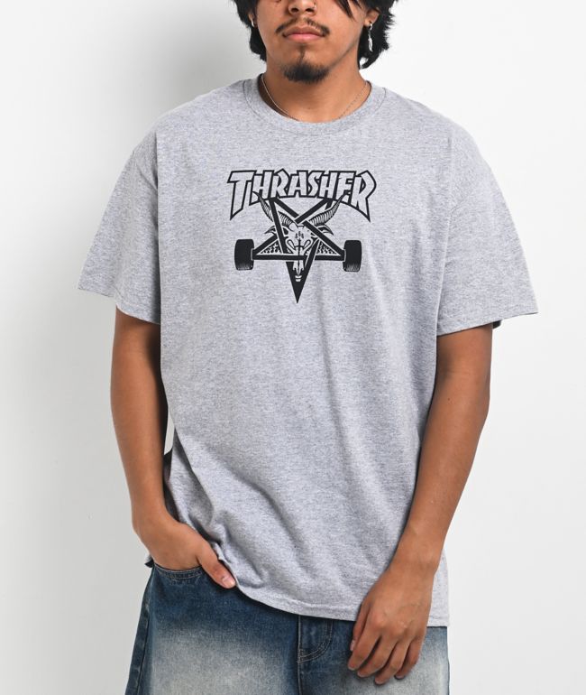 Thrasher Skategoat Grey T-Shirt - Thrasher