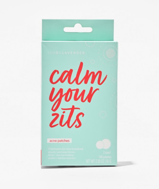 Lemon Lavender Calm Your Zits Acne Patches - 