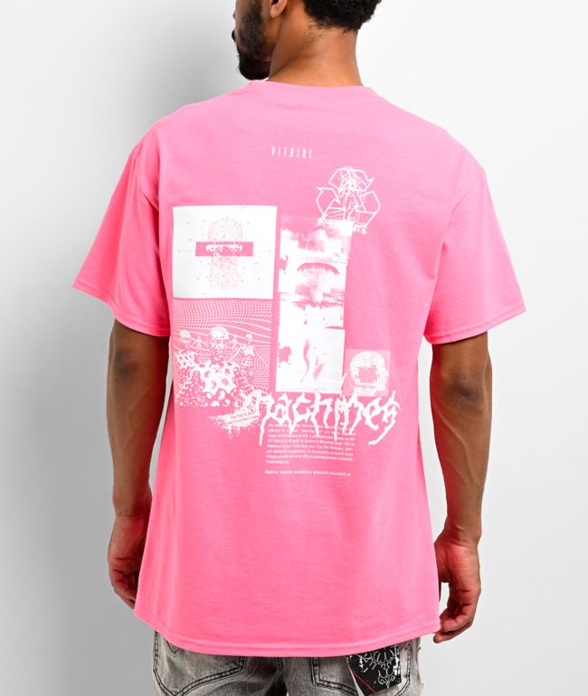 Vitriol Machines Neon Pink T-Shirt - Vitriol