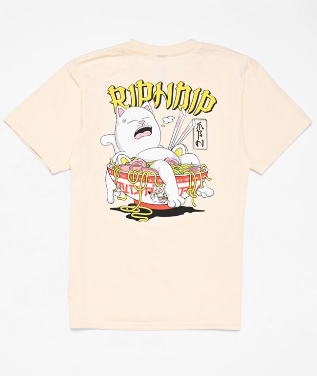 RIPNDIP Kids Noodle Nerm Beige T-Shirt - RIPNDIP