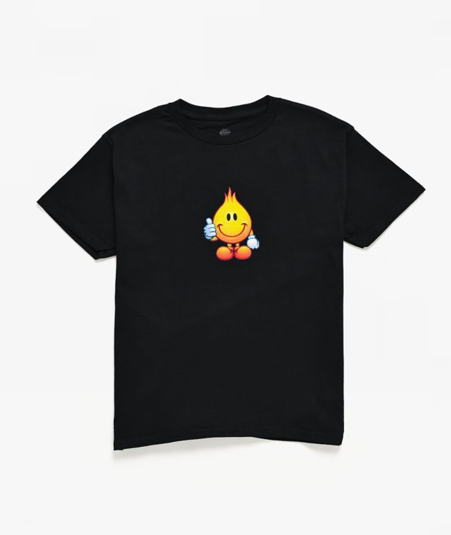 World Industries Kids Flame Boy Black T-Shirt - World Industries