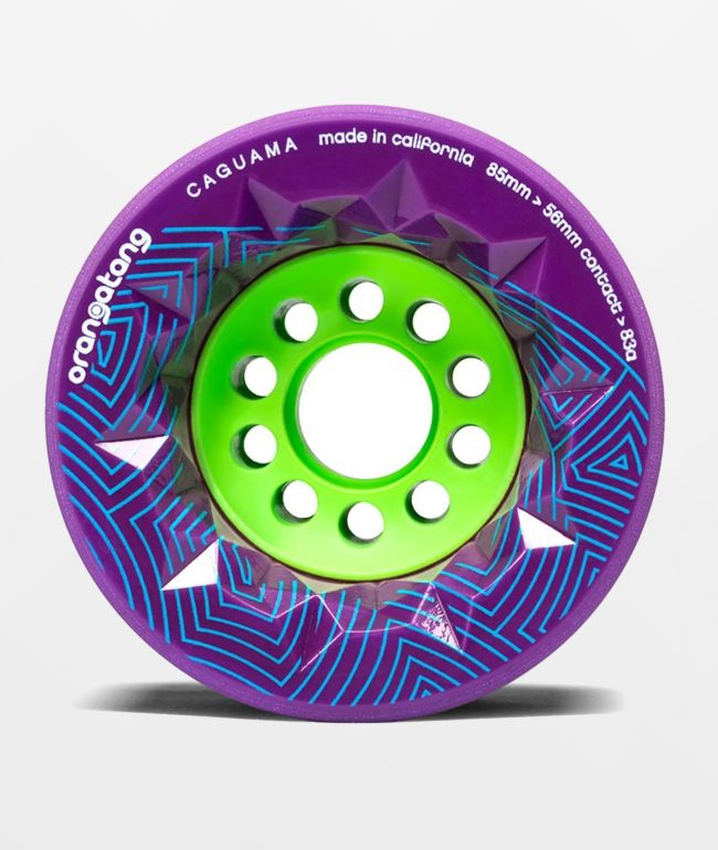 Orangatang Caguama 85mm 83a Purple Longboard Wheels - Orangatang