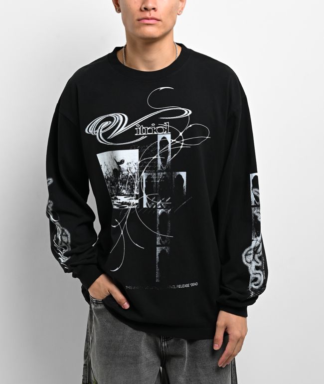 Vitriol Anomalous Action Black Long Sleeve T-Shirt - Vitriol