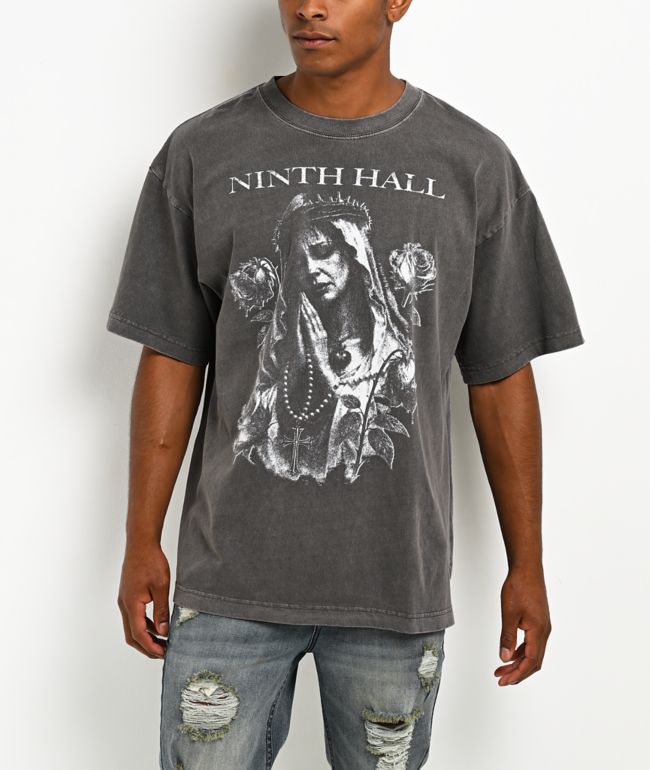 Ninth Hall Mother Mary Grey T-Shirt - Ninth Hall