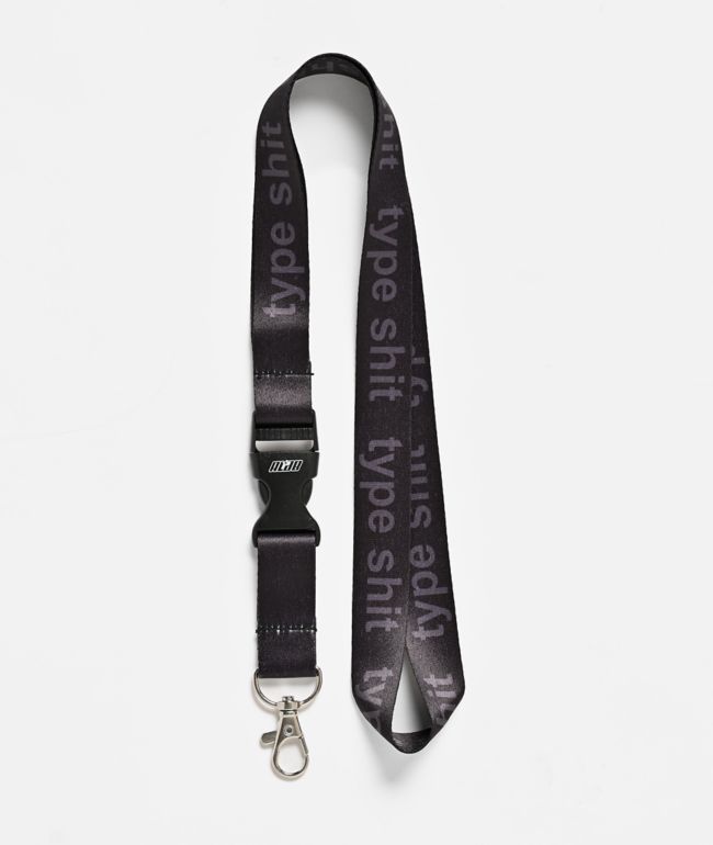 A.LAB Type Shit Black Lanyard - A.LAB