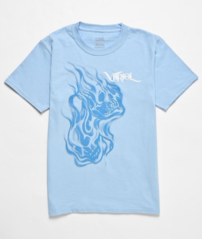 Vitriol Kids Smoky And Ethereal Light Blue T-Shirt - Vitriol