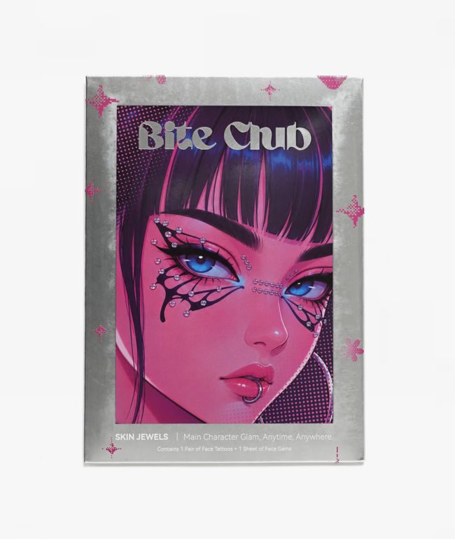Bite Club Butterfly Face Stickers - Never Have I Ever