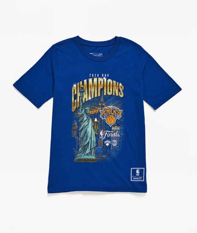 Mitchell & Ness Kids New York Champs Blue T-Shirt - Mitchell & Ness