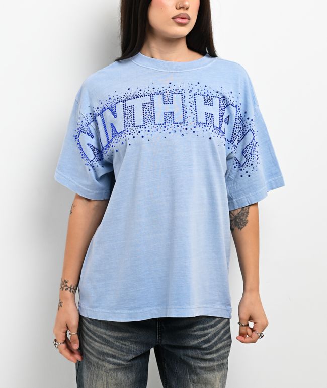 Ninth Hall Baddie Talk Blue T-Shirt - Ninth Hall