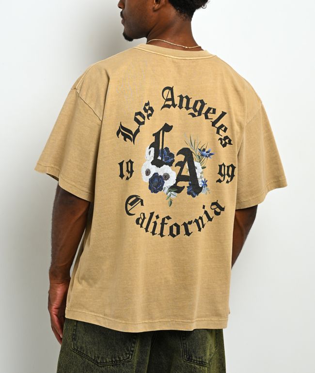 Empyre LA Floral Vintage Sand T-Shirt - Empyre