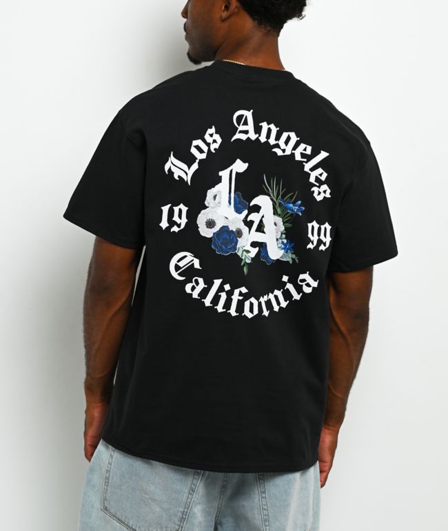 Empyre LA Floral Black T-Shirt - Empyre