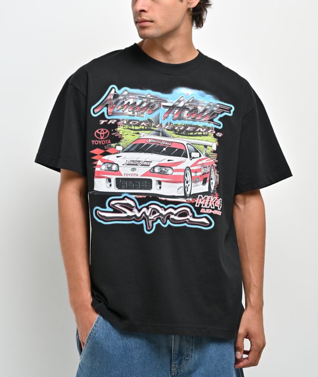 Toyota x Ninth Hall Supra Trails Black T-Shirt - Toyota