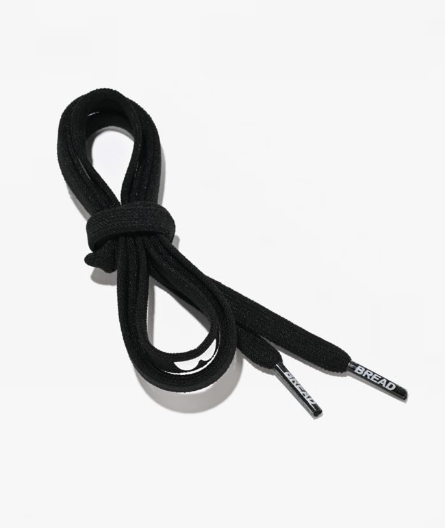 Bread Shadow Black 45" Elastic Shoe Laces - Bread