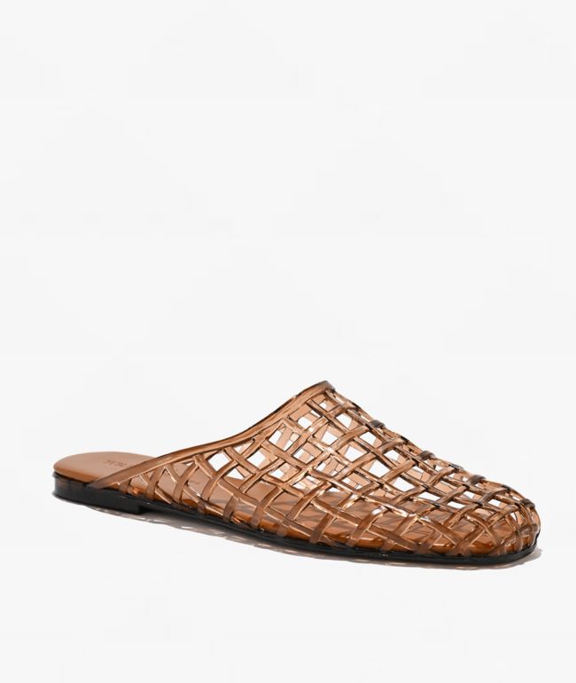 Wild Diva Agga Brown Mule Jelly Shoes - Wild Diva
