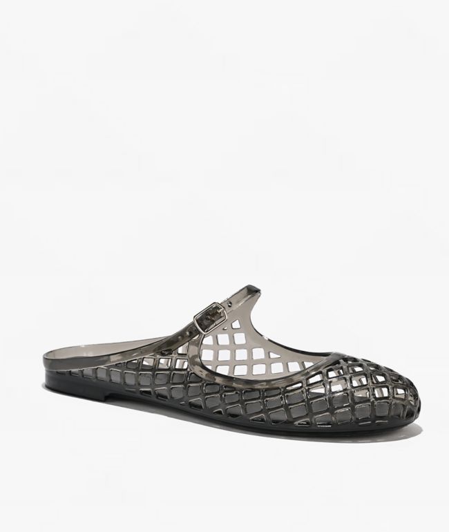 Wild Diva Bev Black Mary Jane Jelly Shoes - Wild Diva