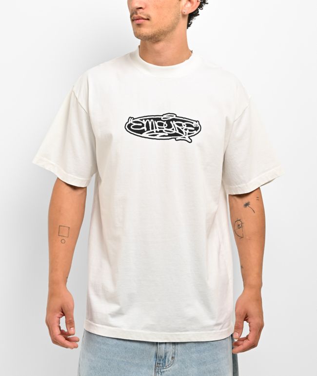 Empyre Graffiti Logo White T-Shirt - Empyre
