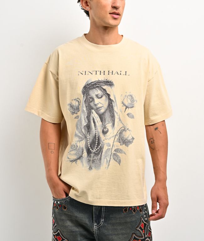 Ninth Hall Mother Mary Yellow T-Shirt - Ninth Hall
