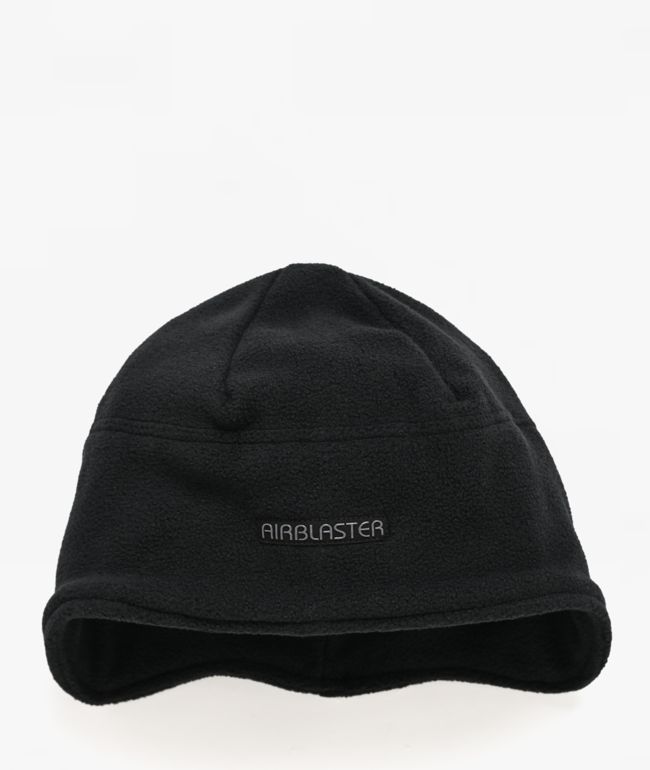 Airblaster Dropdown Black Fleece Hat - Airblaster