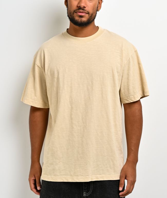 Cotton Collective Slub Cream T-Shirt - ITA
