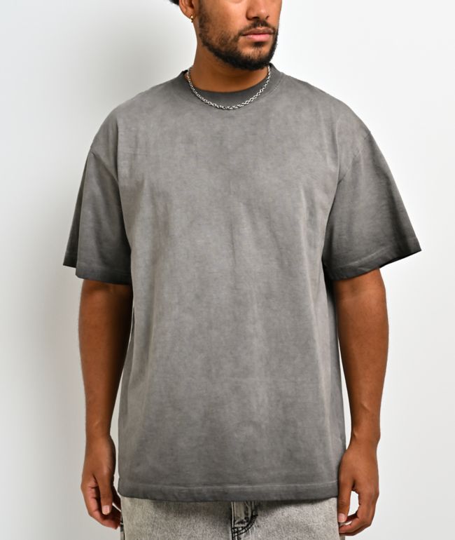 ITA Char Oil Wash Grey T-Shirt - ITA