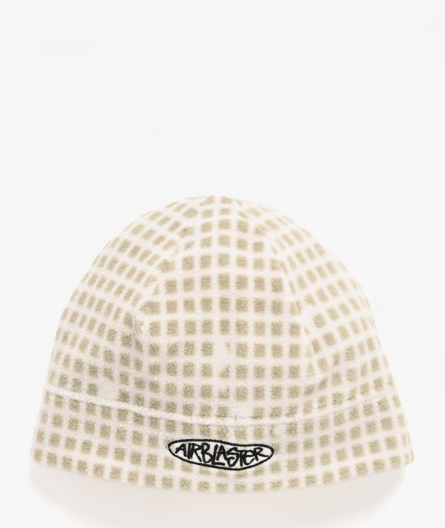 Airblaster Micro Fleece Watch Cap Snow Grid Skully Beanie - Airblaster