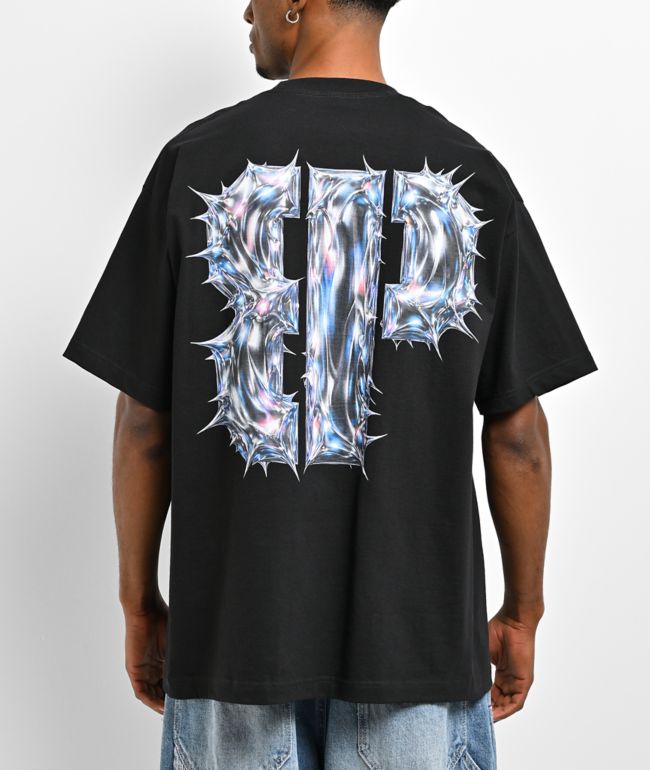 Brooklyn Projects Chromium Black Boxy T-Shirt - Brooklyn Projects
