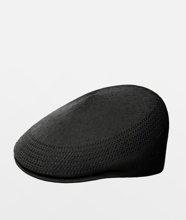Kangol Tropic 507 Ventair Black Flat Cap - Kangol