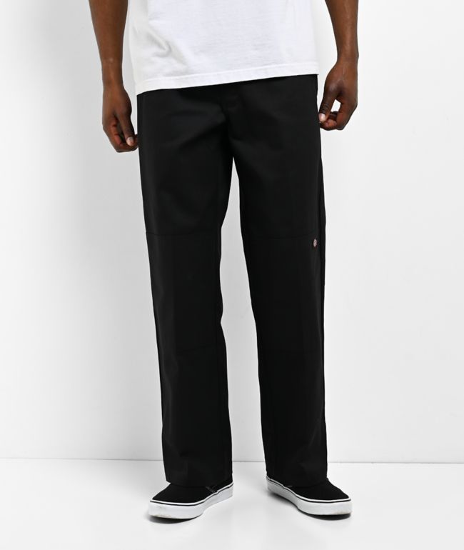 Dickies Double Knee Black 30" Inseam Loose Fit Work Pants - Dickies