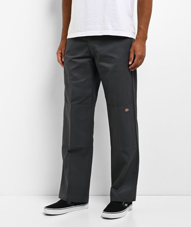 Dickies Double Knee Charcoal 32" Inseam Loose Fit Work Pants - Dickies