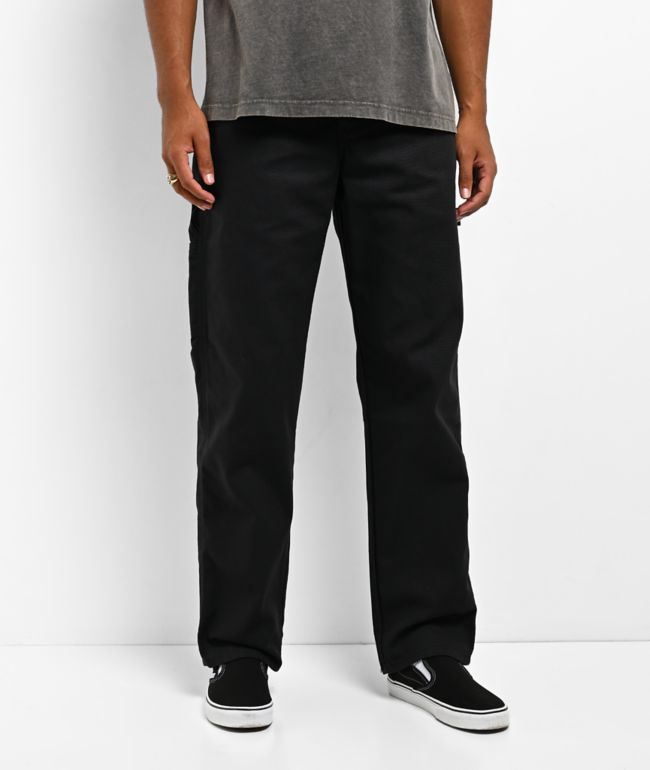 Dickies Duck Canvas Black 32" Inseam Relaxed Fit Carpenter Pants - Dickies