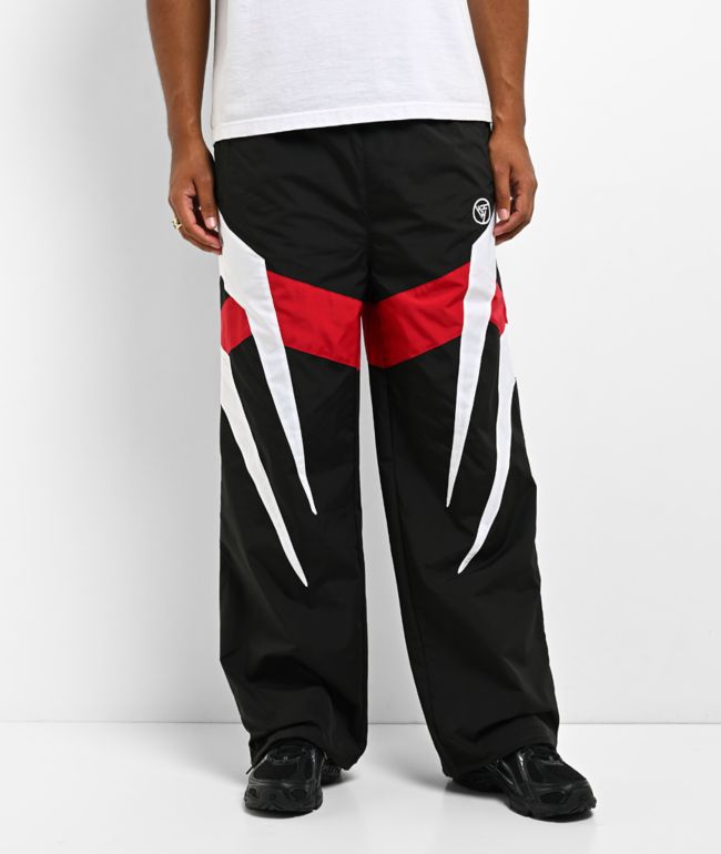 Hypland Lazer Black Windbreaker Track Pants - Hypland