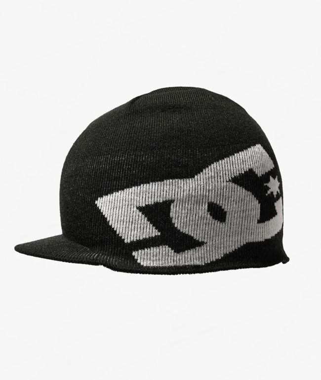 DC Big Star Black Visor Beanie - DC