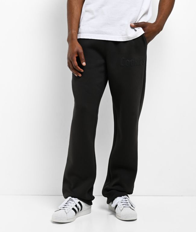 Cookies Core Black Wash Sweatpants - Cookies Clothing
