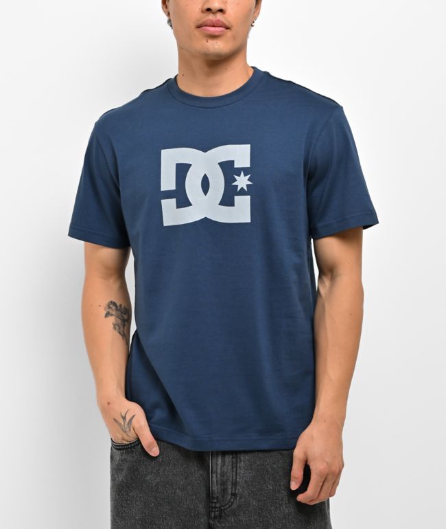 DC Star Logo Navy T-Shirt - DC