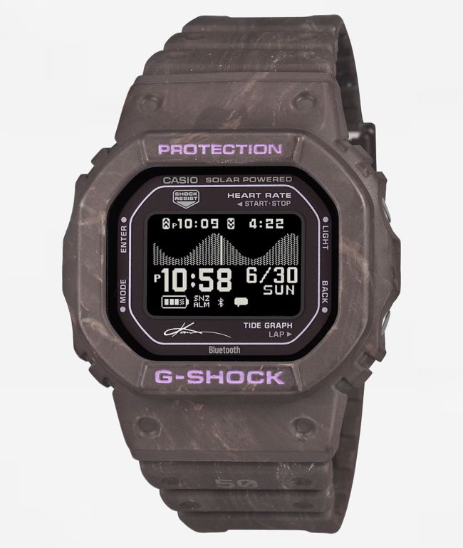 G-Shock Kanoa GBXH5600KI-5 Brown Digital Smart Watch - G-Shock