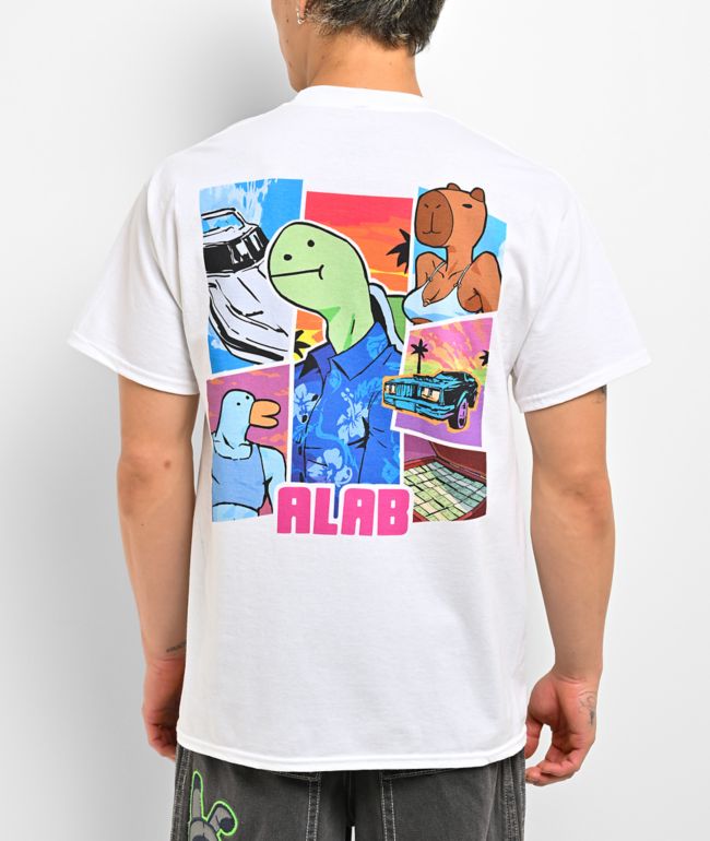 A.LAB Jerry and Gang White T-Shirt - A.LAB