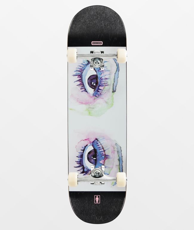Girl Geering Party Eyes 8.5" Assembled Skateboard Complete - Girl