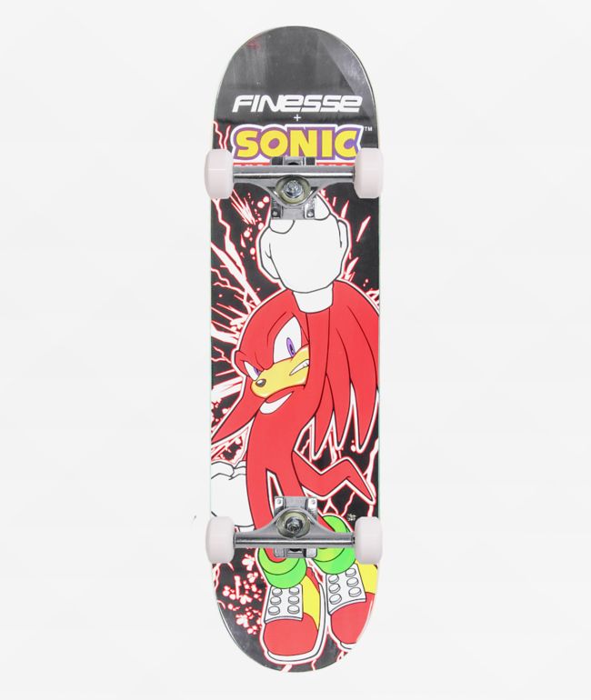 Finesse x Sonic The Hedgehog Knuckles 8.25" Assembled Skateboard Complete - Finesse Skateboards