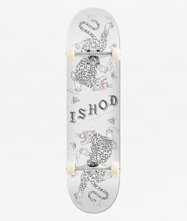 Real Cat Scratch Glitter Wair 8.25" Assembled Skateboard Complete - Real Skateboards