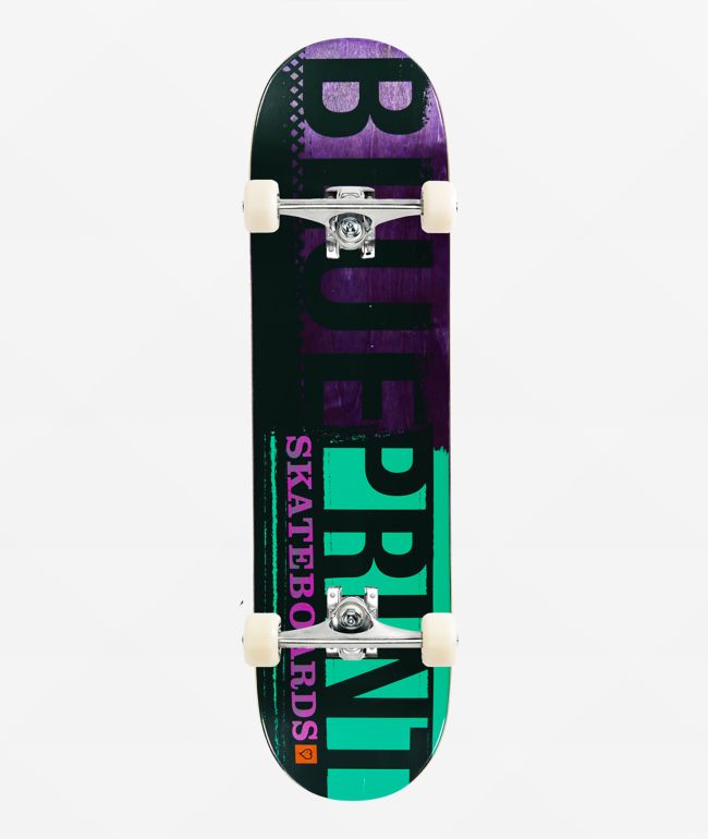 Blueprint Kept 8.25" Assembled Skateboard Complete - Blueprint