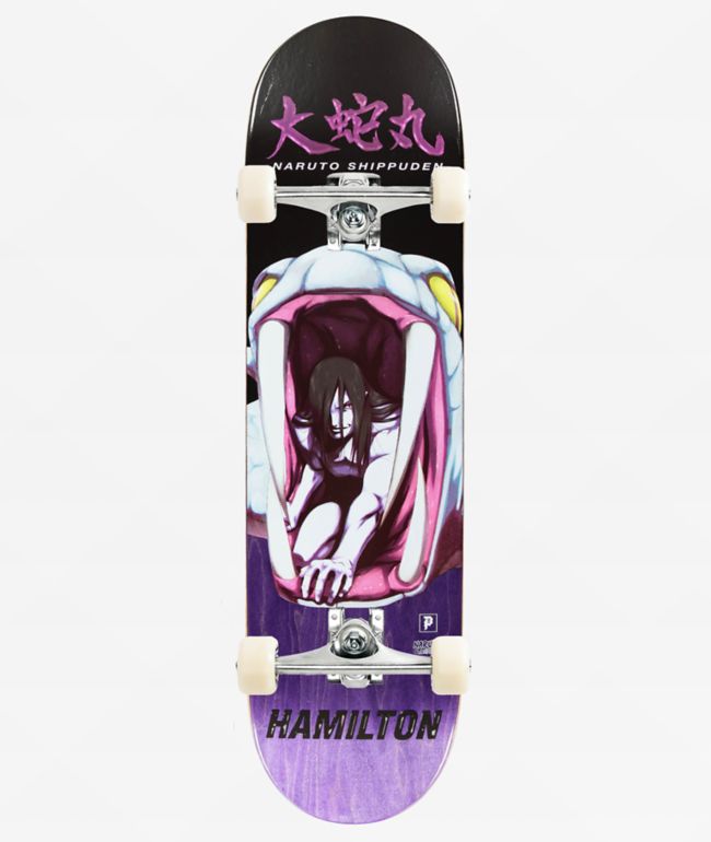 Primitive x Naruto Hamilton Orochimaru 8.5" Assembled Skateboard Complete - Primitive